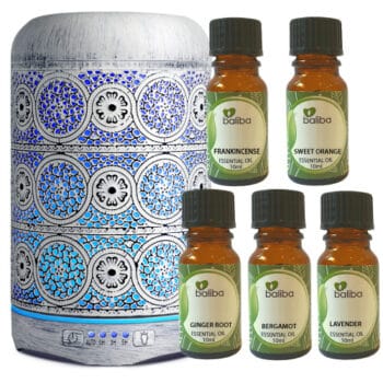 diffuser and essential oils set - Aztec Design Diffuser