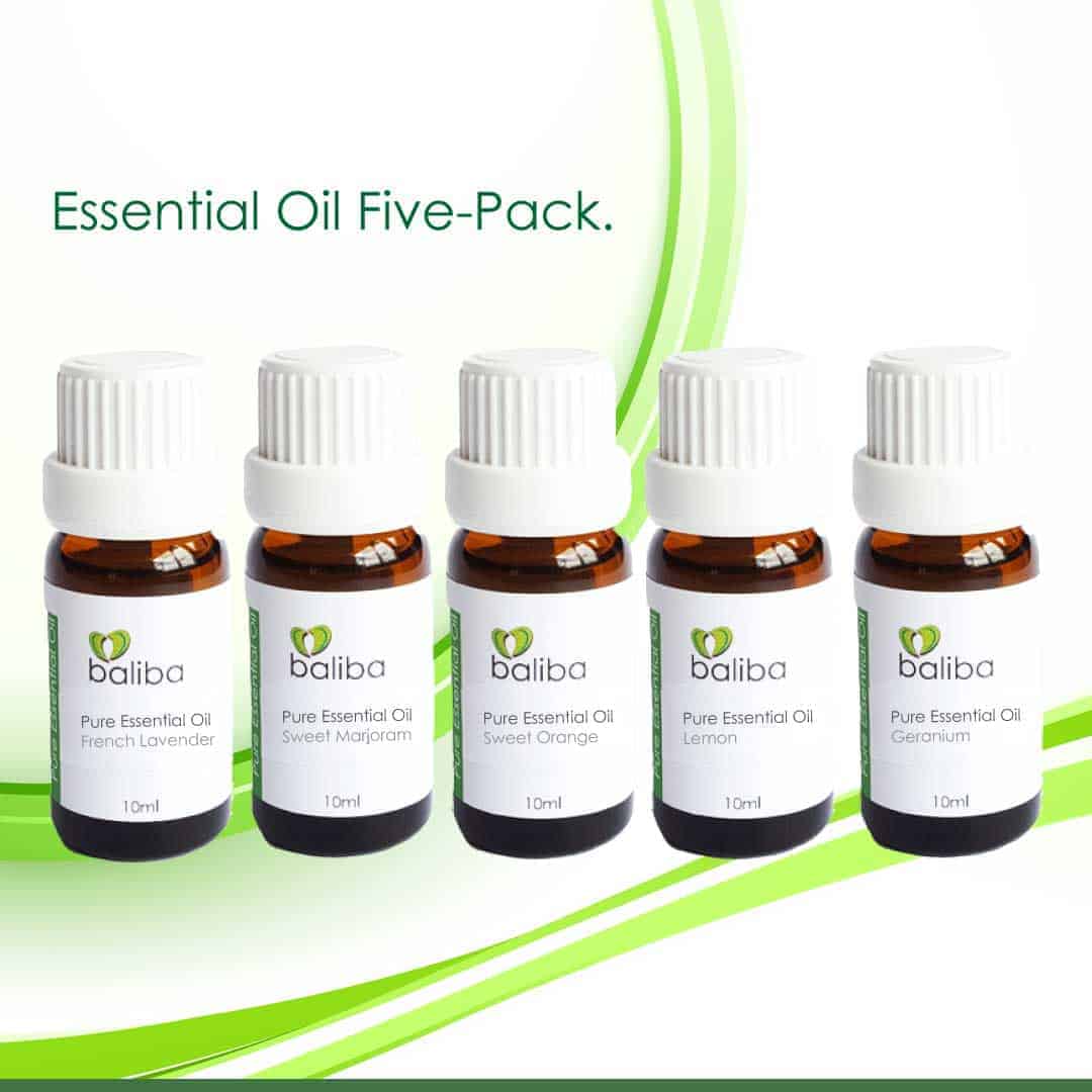 Pure Essential Oil Five Pack | Essential Oils By Baliba NZ Buy Online