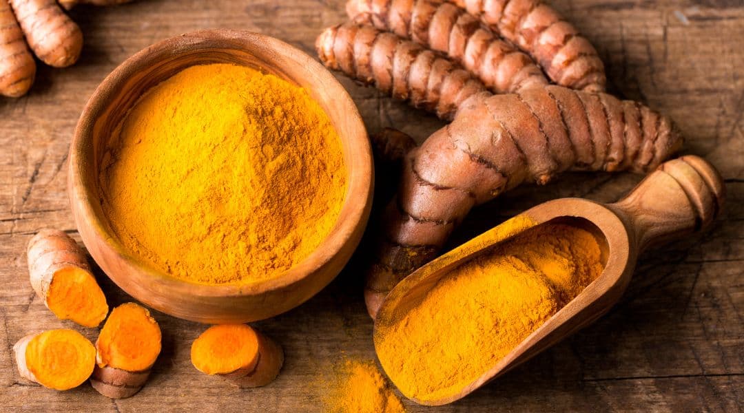 Turmeric essential oil evens skin tone