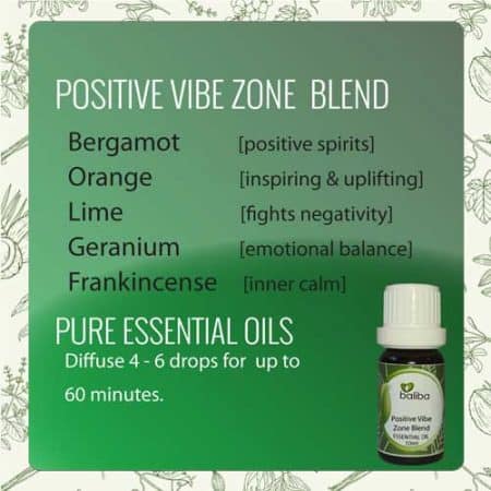 essential oil blend positive vibe