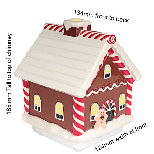 Essential Oil Diffuser Ceramic Gingerbread House