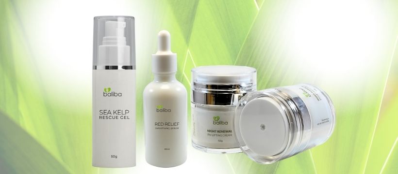 natural ingredients, essential oils & plant-derived vitamin A bakuchiol for cellular repair